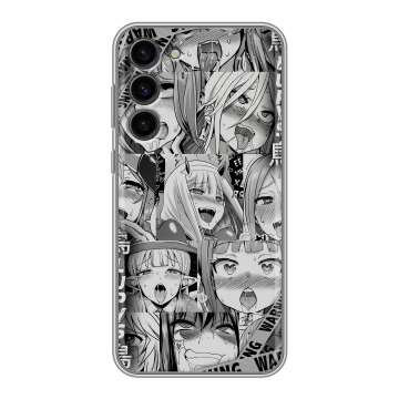Силиконовый чехол на Samsung Galaxy S23 Plus с принтом Ahegao Ахегао Аниме Силиконовый чехол на Samsung Galaxy S23 Plus с принтом Ahegao Ахегао Аниме