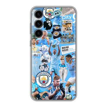 Силиконовый чехол на Samsung Galaxy S23 Plus с принтом Man City Манчестер Сити Силиконовый чехол на Samsung Galaxy S23 Plus с принтом Man City Манчестер Сити