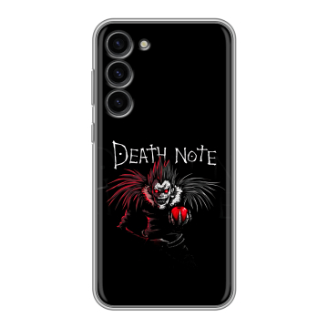 Силиконовый чехол на Samsung Galaxy S23 Plus с принтом Death note Тетрадь смерти Силиконовый чехол на Samsung Galaxy S23 Plus с принтом Death note Тетрадь смерти