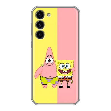 Силиконовый чехол на Samsung Galaxy S23 Plus с принтом Спанч боб Спанчбоб Силиконовый чехол на Samsung Galaxy S23 Plus с принтом Спанч боб Спанчбоб