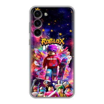 Силиконовый чехол на Samsung Galaxy S23 Plus с принтом Roblox Роблокс Силиконовый чехол на Samsung Galaxy S23 Plus с принтом Roblox Роблокс