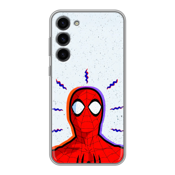Силиконовый чехол на Samsung Galaxy S23 Plus с принтом Spiderman Человек паук Силиконовый чехол на Samsung Galaxy S23 Plus с принтом Spiderman Человек паук