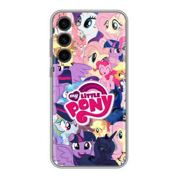 Силиконовый чехол на Samsung Galaxy S23 Plus с принтом My little pony Дружба чудо Силиконовый чехол на Samsung Galaxy S23 Plus с принтом My little pony Дружба чудо