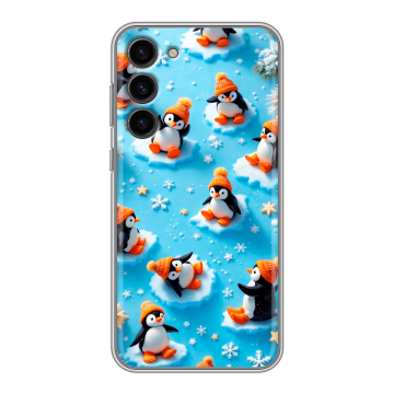 Силиконовый чехол на Samsung Galaxy S23 Plus с принтом Новый год Силиконовый чехол на Samsung Galaxy S23 Plus с принтом Новый год