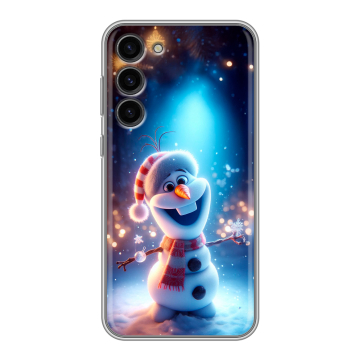 Силиконовый чехол на Samsung Galaxy S23 Plus с принтом Новый год Силиконовый чехол на Samsung Galaxy S23 Plus с принтом Новый год