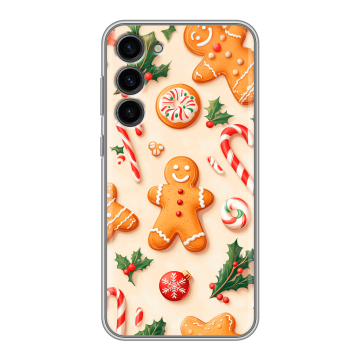 Силиконовый чехол на Samsung Galaxy S23 Plus с принтом Новый год Силиконовый чехол на Samsung Galaxy S23 Plus с принтом Новый год