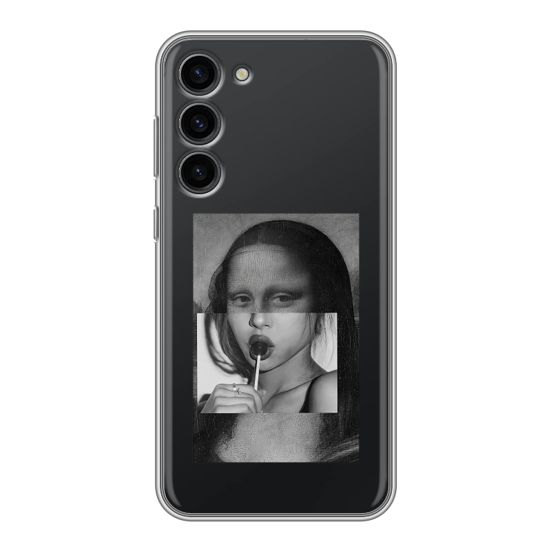 Силиконовый чехол на Samsung Galaxy S23 Plus с принтом Мона Лиза Силиконовый чехол на Samsung Galaxy S23 Plus с принтом Мона Лиза