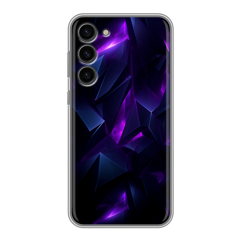 Силиконовый противоударный чехол на Samsung Galaxy S23 Plus с принтом Абстракиция Силиконовый противоударный чехол на Samsung Galaxy S23 Plus с принтом Абстракиция