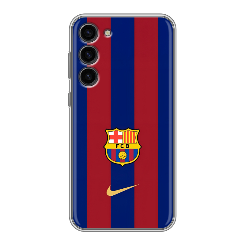 Силиконовый чехол на Samsung Galaxy S23 Plus с принтом Барселона Barcelona Силиконовый чехол на Samsung Galaxy S23 Plus с принтом Барселона Barcelona