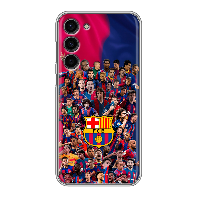 Силиконовый чехол на Samsung Galaxy S23 Plus с принтом Барселона Barcelona Силиконовый чехол на Samsung Galaxy S23 Plus с принтом Барселона Barcelona