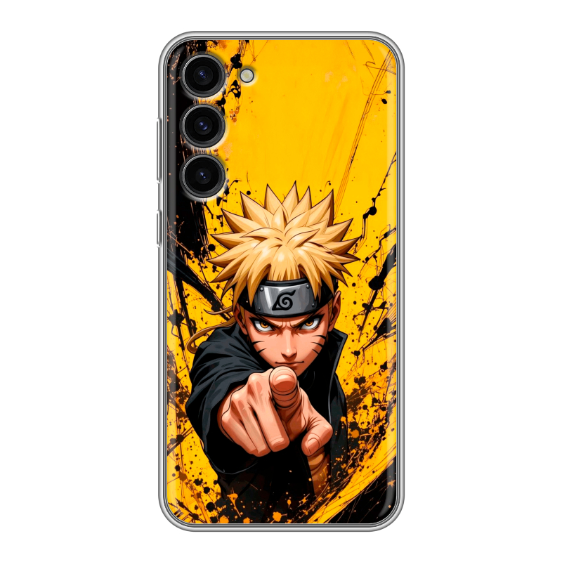 Силиконовый противоударный чехол на Samsung Galaxy S23 Plus с принтом Naruto Наруто Силиконовый противоударный чехол на Samsung Galaxy S23 Plus с принтом Naruto Наруто