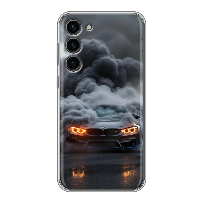 Силиконовый чехол на Samsung Galaxy S23 Plus с принтом BMW БМВ Силиконовый чехол на Samsung Galaxy S23 Plus с принтом BMW БМВ