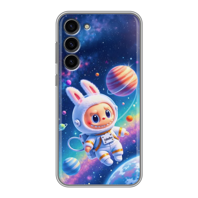 Силиконовый чехол на Samsung Galaxy S23 Plus с принтом Labubu Лабубу Силиконовый чехол на Samsung Galaxy S23 Plus с принтом Labubu Лабубу