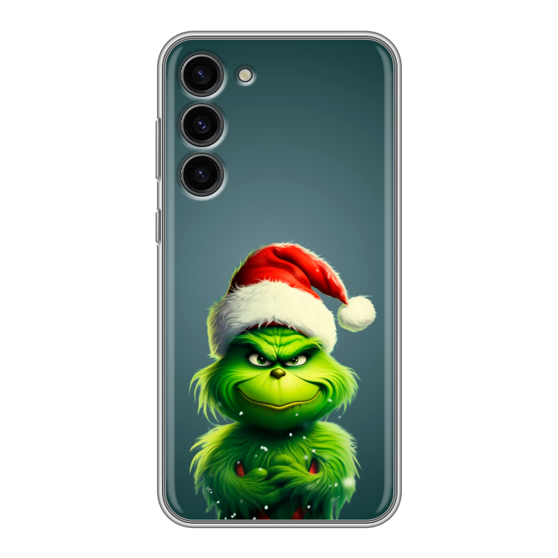 Силиконовый чехол на Samsung Galaxy S23 Plus с принтом Новый год Силиконовый чехол на Samsung Galaxy S23 Plus с принтом Новый год