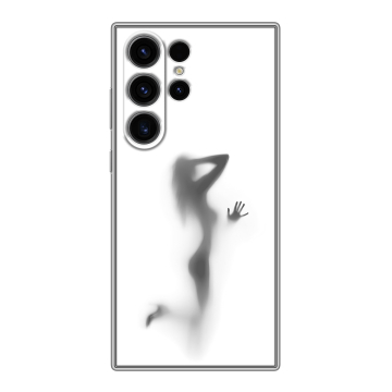Силиконовый чехол на Samsung Galaxy S23 Ultra с принтом Силуэт