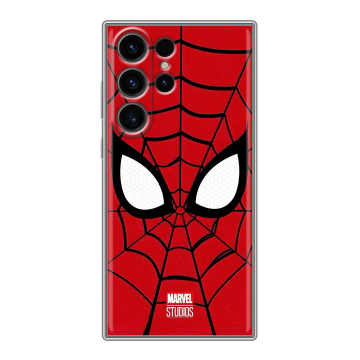 Силиконовый чехол на Samsung Galaxy S23 Ultra с принтом человек паук spiderman