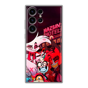 Силиконовый чехол на Samsung Galaxy S23 Ultra с принтом Hazbin Hotel Отель Хазбин Силиконовый чехол на Samsung Galaxy S23 Ultra с принтом Hazbin Hotel Отель Хазбин