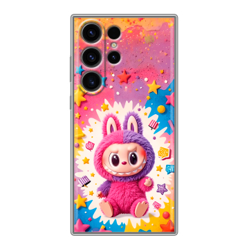 Силиконовый чехол на Samsung Galaxy S23 Ultra с принтом Labubu Лабубу Силиконовый чехол на Samsung Galaxy S23 Ultra с принтом Labubu Лабубу