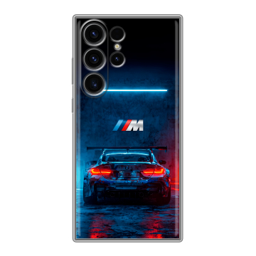 Силиконовый чехол на Samsung Galaxy S23 Ultra с принтом BMW БМВ Силиконовый чехол на Samsung Galaxy S23 Ultra с принтом BMW БМВ