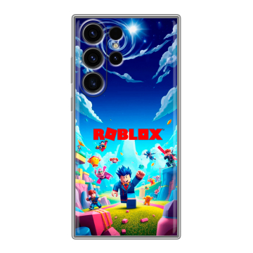 Силиконовый чехол на Samsung Galaxy S23 Ultra с принтом Roblox Роблокс Силиконовый чехол на Samsung Galaxy S23 Ultra с принтом Roblox Роблокс