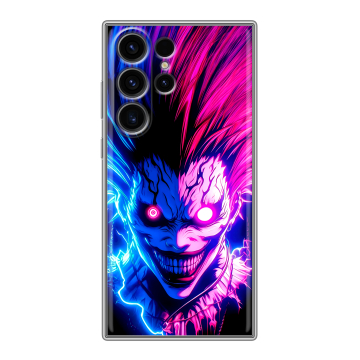Силиконовый чехол на Samsung Galaxy S23 Ultra с принтом Death note Тетрадь смерти
