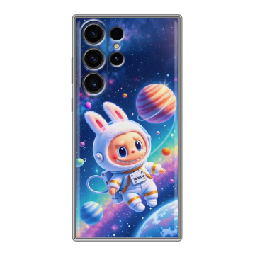 Силиконовый чехол на Samsung Galaxy S23 Ultra с принтом Labubu Лабубу Силиконовый чехол на Samsung Galaxy S23 Ultra с принтом Labubu Лабубу
