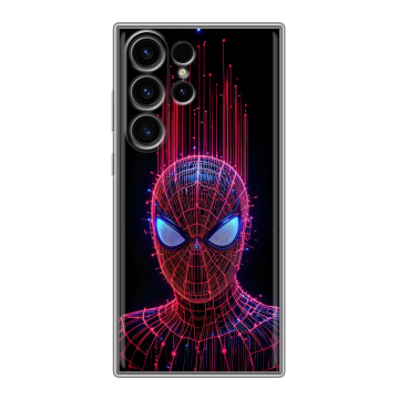 Силиконовый чехол на Samsung Galaxy S23 Ultra с принтом Spiderman Человек паук Силиконовый чехол на Samsung Galaxy S23 Ultra с принтом Spiderman Человек паук