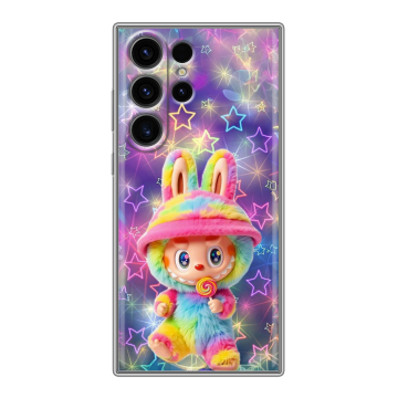 Силиконовый чехол на Samsung Galaxy S23 Ultra с принтом Labubu Лабубу Силиконовый чехол на Samsung Galaxy S23 Ultra с принтом Labubu Лабубу