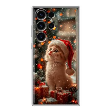 Силиконовый чехол на Samsung Galaxy S23 Ultra с принтом Новый год