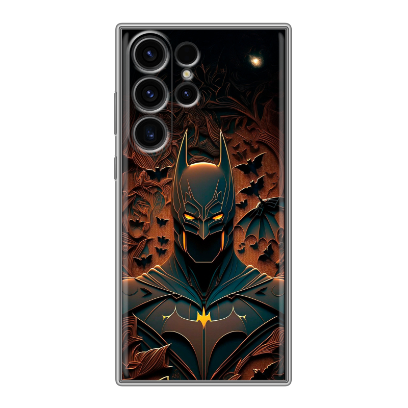 Силиконовый чехол на Samsung Galaxy S23 Ultra с принтом Batman Бэтмен Силиконовый чехол на Samsung Galaxy S23 Ultra с принтом Batman Бэтмен