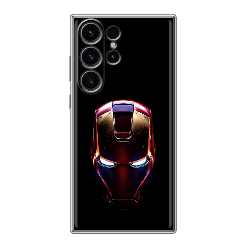 Силиконовый чехол на Samsung Galaxy S23 Ultra с принтом IronMan Железный человек Силиконовый чехол на Samsung Galaxy S23 Ultra с принтом IronMan Железный человек
