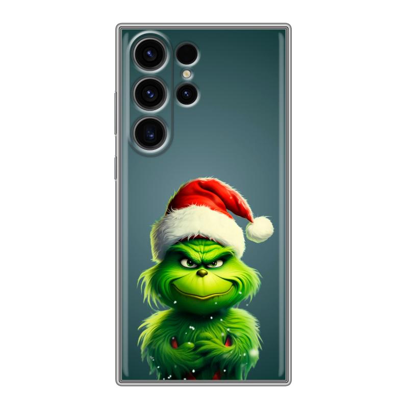 Силиконовый чехол на Samsung Galaxy S23 Ultra с принтом Новый год Силиконовый чехол на Samsung Galaxy S23 Ultra с принтом Новый год