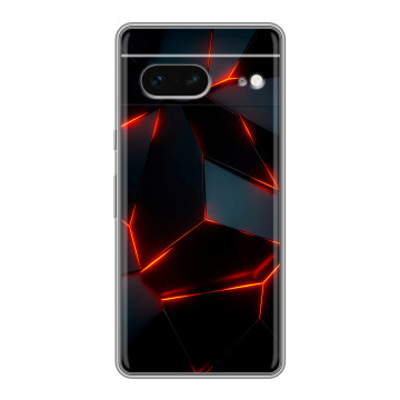 Силиконовый чехол на Google Pixel 7 с принтом Яркие абстракции