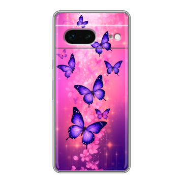 Силиконовый чехол на Google Pixel 7 с принтом Бабочки Силиконовый чехол на Google Pixel 7 с принтом Бабочки