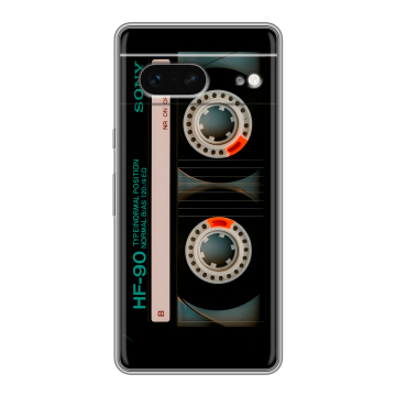 Силиконовый чехол на Google Pixel 7 с принтом Кассета Силиконовый чехол на Google Pixel 7 с принтом Кассета