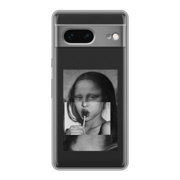 Силиконовый чехол на Google Pixel 7 с принтом Мона Лиза Силиконовый чехол на Google Pixel 7 с принтом Мона Лиза
