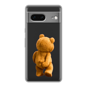 Силиконовый чехол на Google Pixel 7 с принтом Медведь Силиконовый чехол на Google Pixel 7 с принтом Медведь
