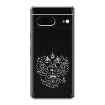 Силиконовый чехол на Google Pixel 7 с принтом Герб России Силиконовый чехол на Google Pixel 7 с принтом Герб России