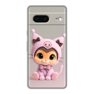 Силиконовый чехол на Google Pixel 7 с принтом Куроми Kuromi Силиконовый чехол на Google Pixel 7 с принтом Куроми Kuromi