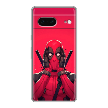 Силиконовый чехол на Google Pixel 7 с принтом Дедпул Deadpool Силиконовый чехол на Google Pixel 7 с принтом Дедпул Deadpool