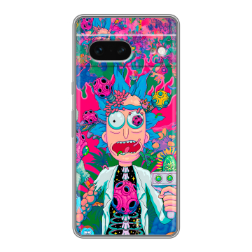 Силиконовый чехол на Google Pixel 7 с принтом Рик и Морти Rick Morty Силиконовый чехол на Google Pixel 7 с принтом Рик и Морти Rick Morty