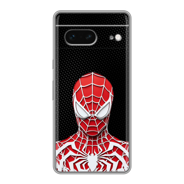 Силиконовый чехол на Google Pixel 7 с принтом человек паук spiderman Силиконовый чехол на Google Pixel 7 с принтом человек паук spiderman