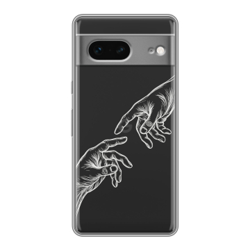 Силиконовый чехол на Google Pixel 7 с принтом Сотворение мира Силиконовый чехол на Google Pixel 7 с принтом Сотворение мира
