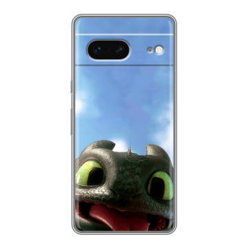Силиконовый чехол на Google Pixel 7 с принтом Как приручить дракона Силиконовый чехол на Google Pixel 7 с принтом Как приручить дракона