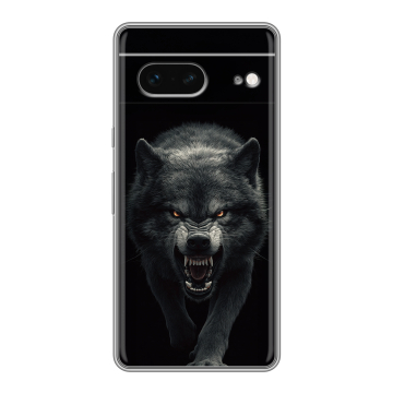 Силиконовый чехол на Google Pixel 7 с принтом Волк Силиконовый чехол на Google Pixel 7 с принтом Волк