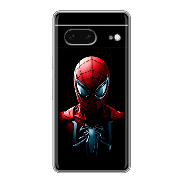 Силиконовый чехол на Google Pixel 7 с принтом Spiderman Человек паук Силиконовый чехол на Google Pixel 7 с принтом Spiderman Человек паук