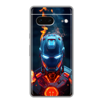 Силиконовый чехол на Google Pixel 7 с принтом IronMan Железный человек Силиконовый чехол на Google Pixel 7 с принтом IronMan Железный человек