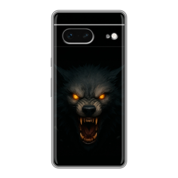 Силиконовый чехол на Google Pixel 7 с принтом Волк Силиконовый чехол на Google Pixel 7 с принтом Волк