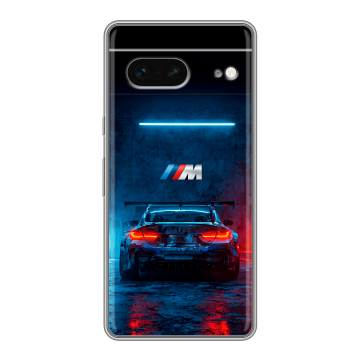 Силиконовый чехол на Google Pixel 7 с принтом BMW БМВ Силиконовый чехол на Google Pixel 7 с принтом BMW БМВ