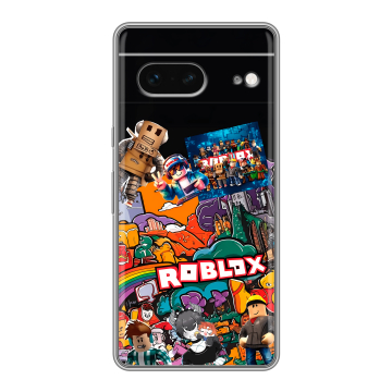 Силиконовый чехол на Google Pixel 7 с принтом Roblox Роблокс Силиконовый чехол на Google Pixel 7 с принтом Roblox Роблокс